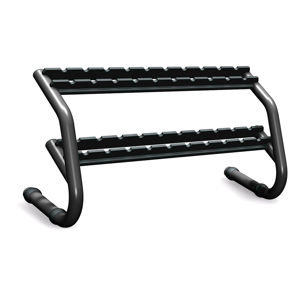 Хромированная стойка для хранения гантелей - Technogym Free Weights Rack